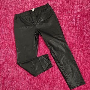 American Rag Coated Pull On Pants Black Size 2X